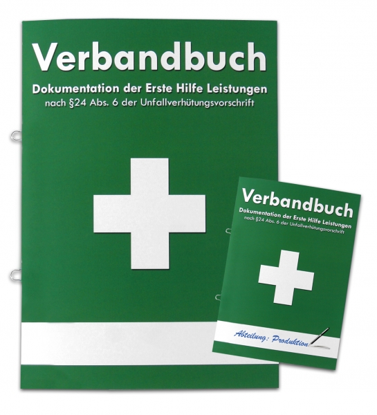 Verbandbuch DIN A5 für Betriebe & Organisationen Verbandbuch DIN A5 für Betriebe & Organisationen