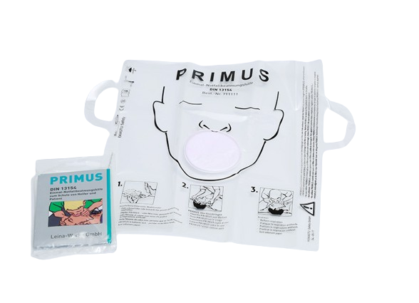 PRIMUS Einmal-Notfallbeatmungshilfe nach DIN 13 154 PRIMUS Einmal-Notfallbeatmungshilfe nach DIN 13 154