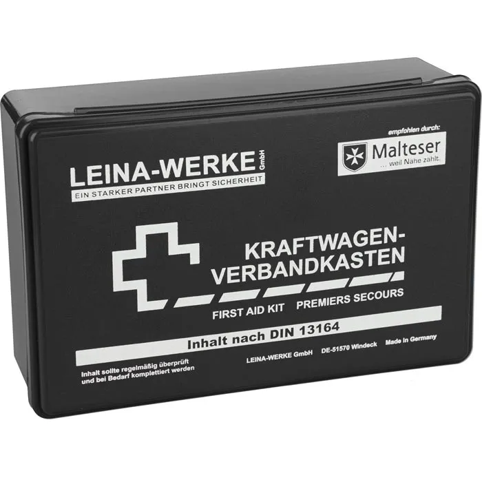 KFZ-Verbandkasten, schwarz KFZ-Verbandkasten, schwarz