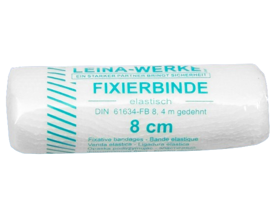 Elastische Fixierbinden, weiß, 10 cm x 4 m Elastische Fixierbinden, weiß, 10 cm x 4 m