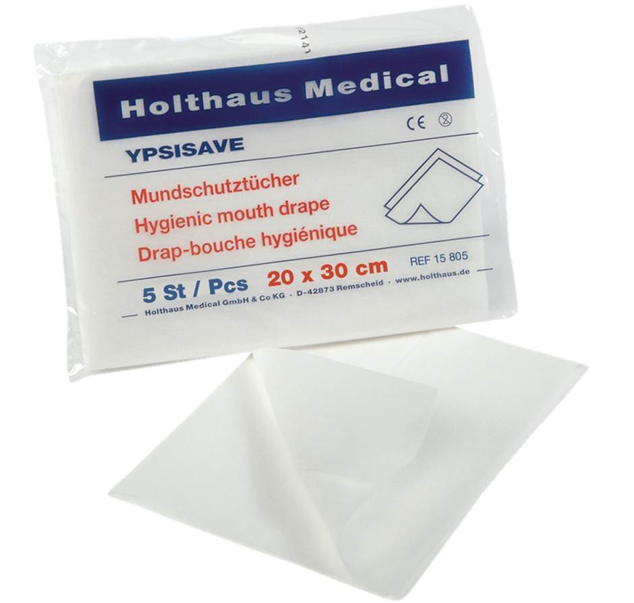 YPSISAVE Mundschutztücher, Vlies, 20 x 30 cm, 5 Stück in der Packung YPSISAVE Mundschutztücher, Vlies, 20 x 30 cm, 5 Stück in der Packung