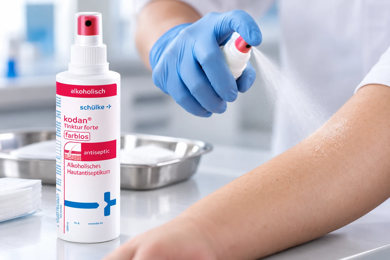 Schülke kodan® Tinktur forte, 250 ml – Anwendung