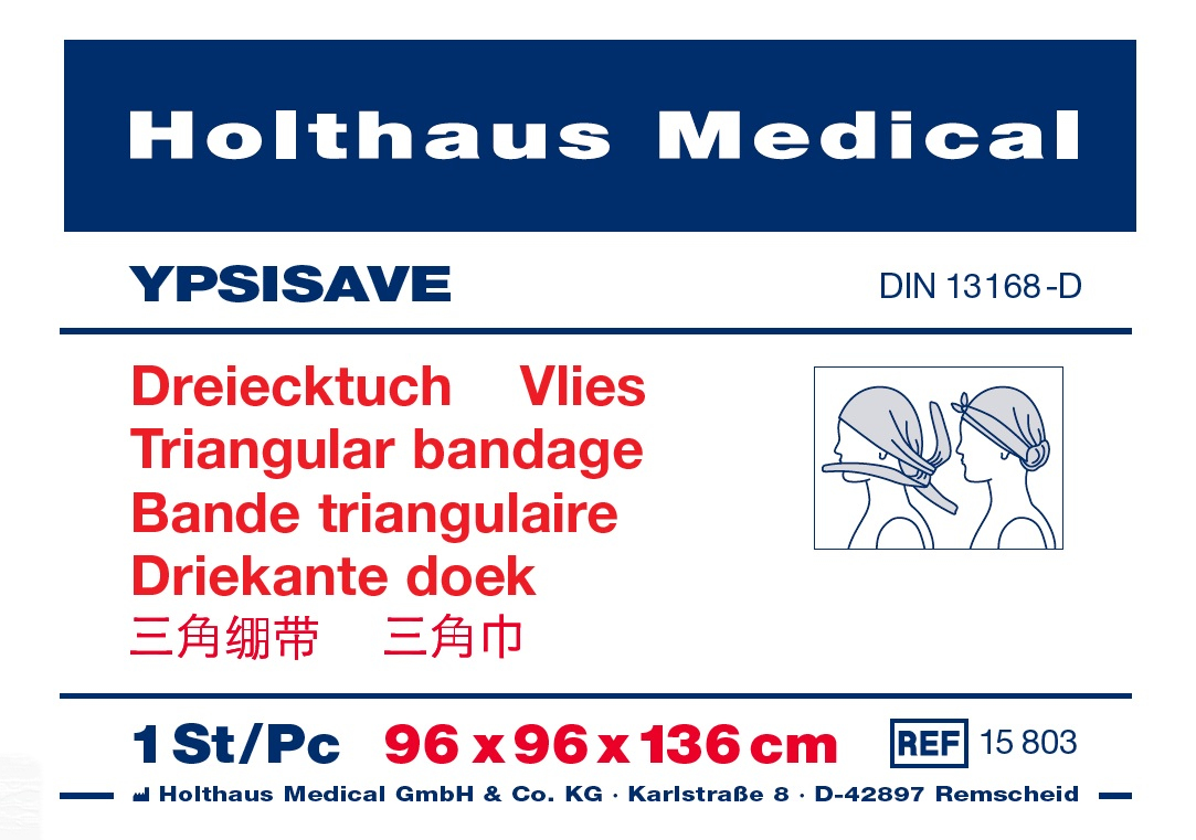 YPSISAVE Dreiecktuch, vlies, 96 x 96 x 136 cm YPSISAVE Dreiecktuch, vlies, 96 x 96 x 136 cm