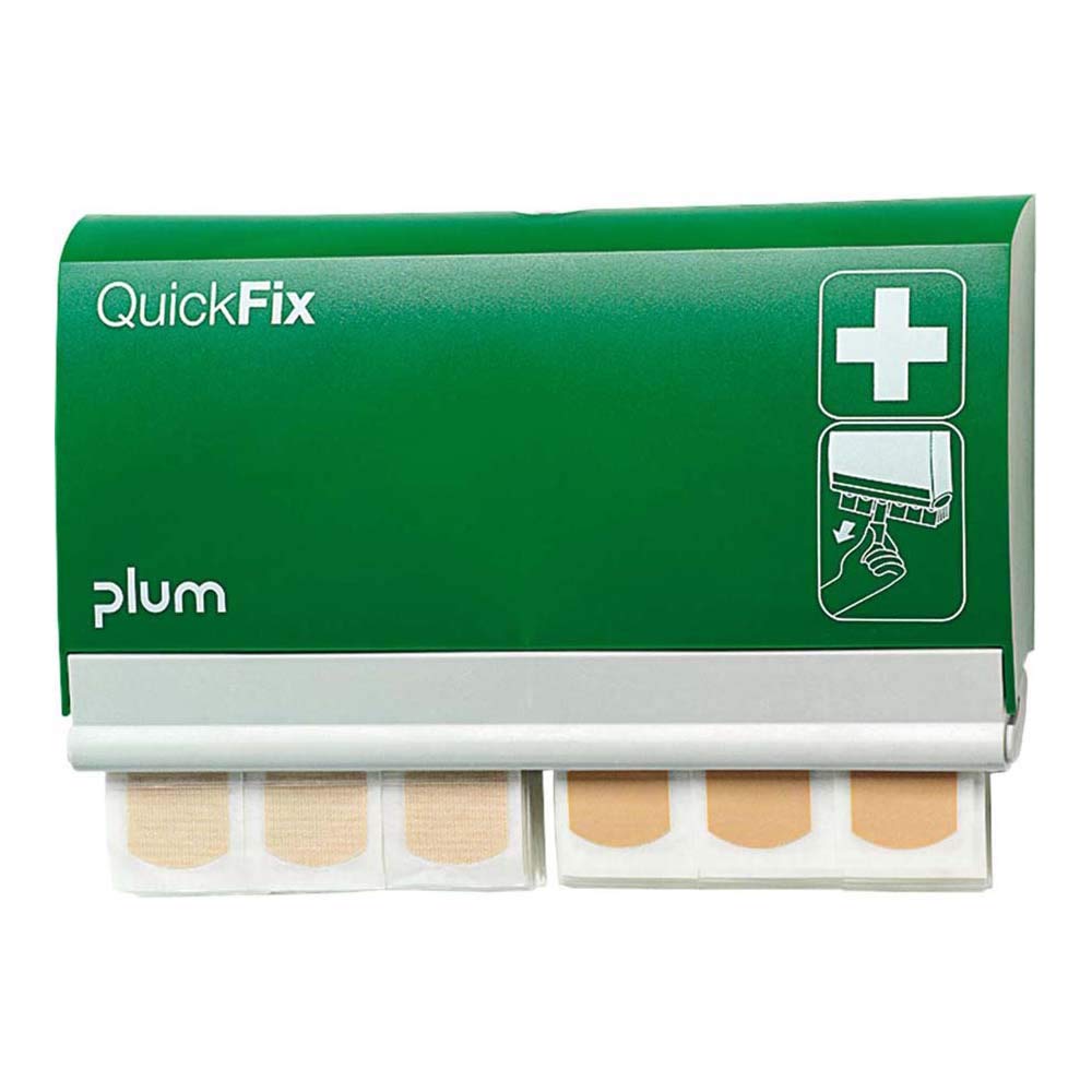 PLUM QuickFix Pflasterspender - 90 Pflasterstrips: 45 Wasserfeste & 45 Elastische, 2,5 x 7,2 cm PLUM QuickFix Pflasterspender - 90 Pflasterstrips: 45 Wasserfeste & 45 Elastische, 2,5 x 7,2 cm
