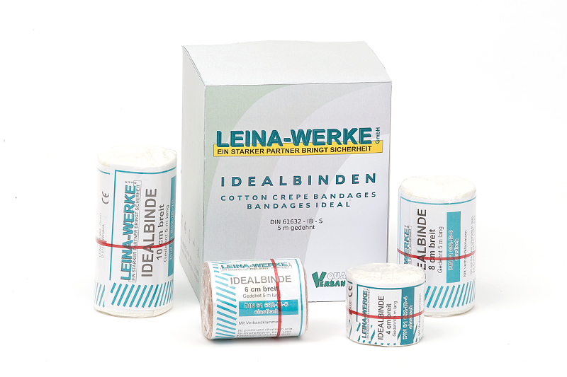 Idealbinden, elastisch, weiß, 6 cm x 5 m